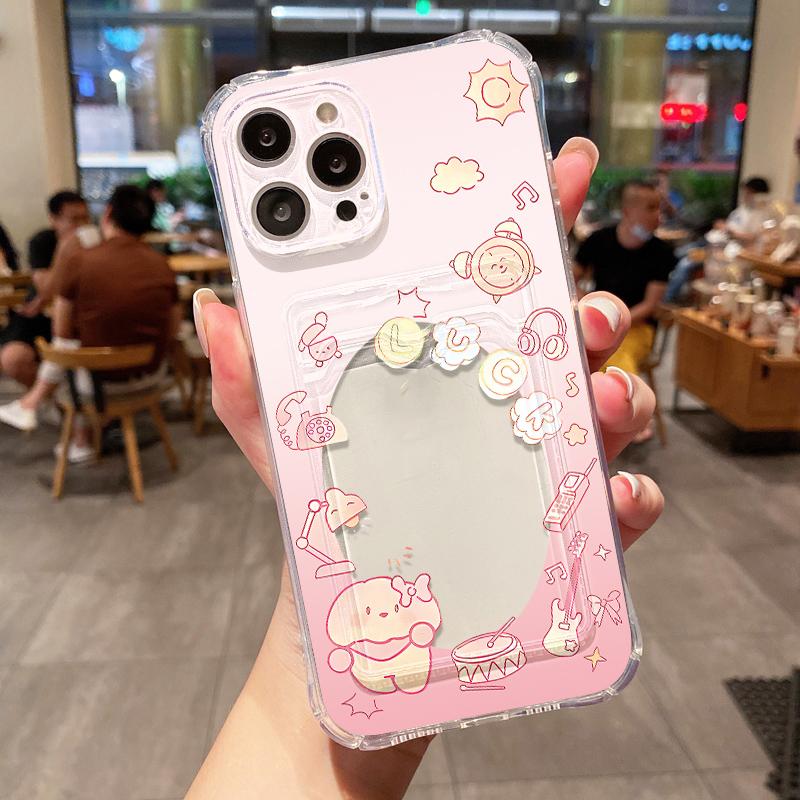 

Силиконовый держатель для карт Love Heart чехол для Redmi Note 12 Pro 13 5G 11 10 9 8 14C 13C 12C 10C 9T 9C 9A 10s 9s 11s Funda Cover For Redmi 12C 4G