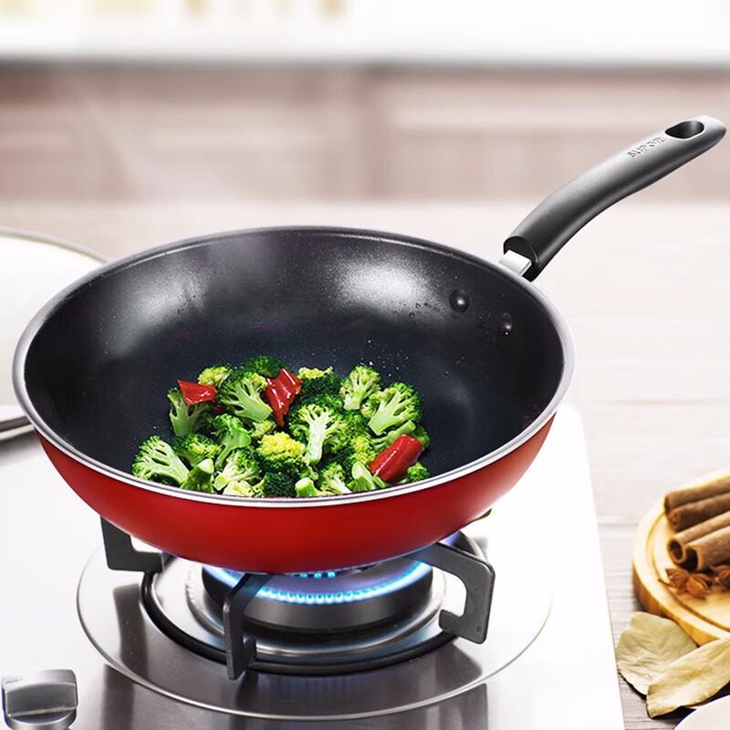 Supor 30cm Non-Stick Wok with Lid