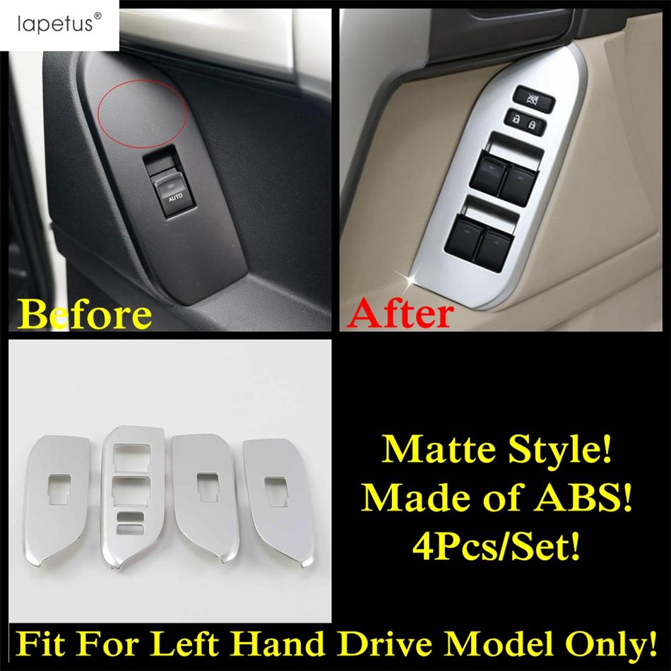 Armrest Window Glass Lift Button Panel Cover Trim For Toyota Land Cruiser Prado FJ150 150 2010 -  ABS Interior Accessories