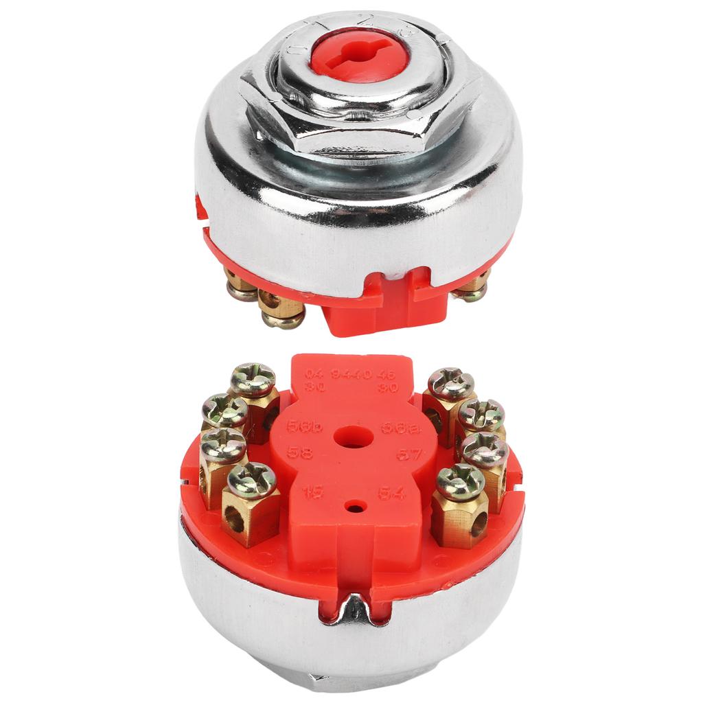 Ignition Light Switch 8 Pole Ignition Lock Starter Switch Replacement for Tractor Lawn Mower