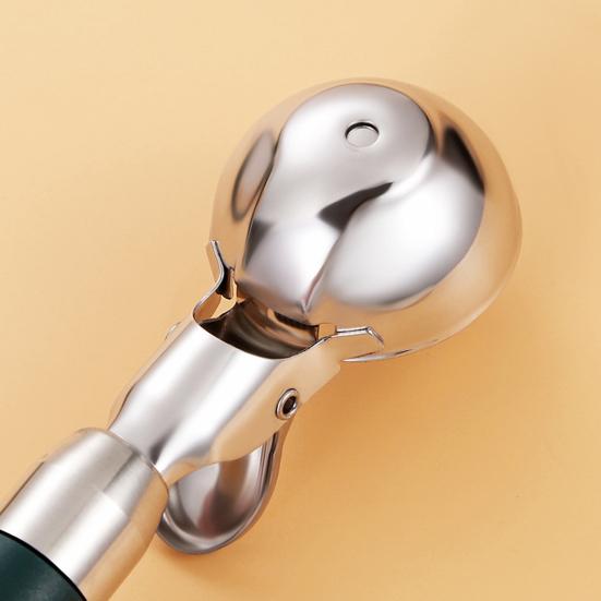 Pohodlná rukojeť Naběračka na zmrzlinu se zařízením na vybírání kuliček Otvor pro zavěšení Multifunkční Nerezová lžíce na těsto na sušenky Nástroj na dezerty