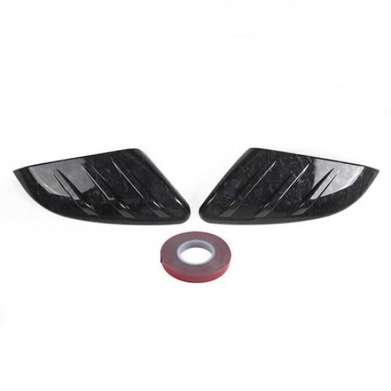 2x For Honda Civic 10TH 2016~2021 Forgen Add On Rearview Mirror Cover Cap Trim