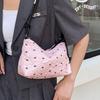 2025 Large Capacity Love Summer Foreign Style Bow New Casual Shoulder Shopping Bag Class Commuter Tote Bag