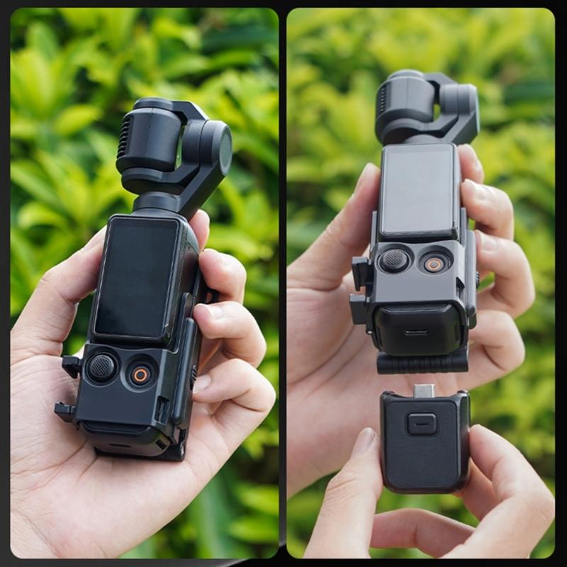 Magnetic Mount for Pocket 3 Clip Holder Cycling Tabletop Base Adjustment Camera Cold Shoe Mount Bracket Accessories