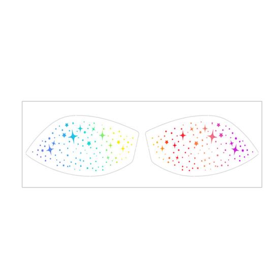 Metallic Eye Tattoo Stickers, Waterproof Temporary Freckle Decals, Sparkling Foil Eye Makeup for Festival Party, Glitter Face Art