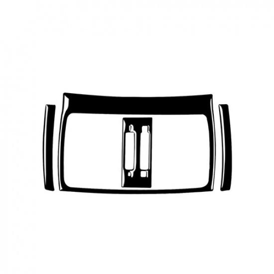 Glossy Piano Black Rear Air Vent Outlet Panel Cover For BMW X3 X4 F25 F26 11-17