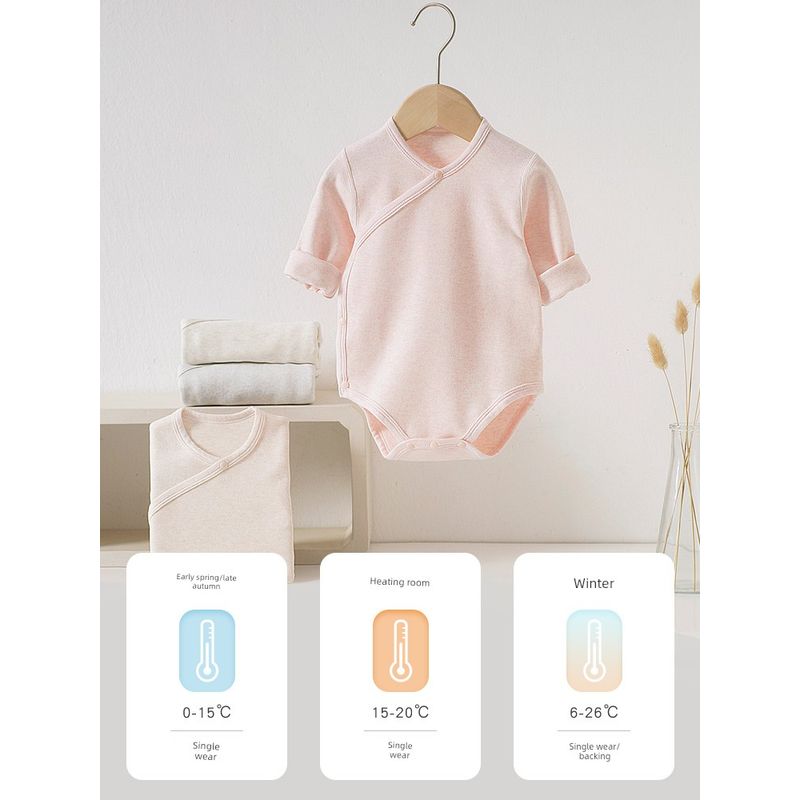 Newborn Spring and Autumn Base Romper Onesie