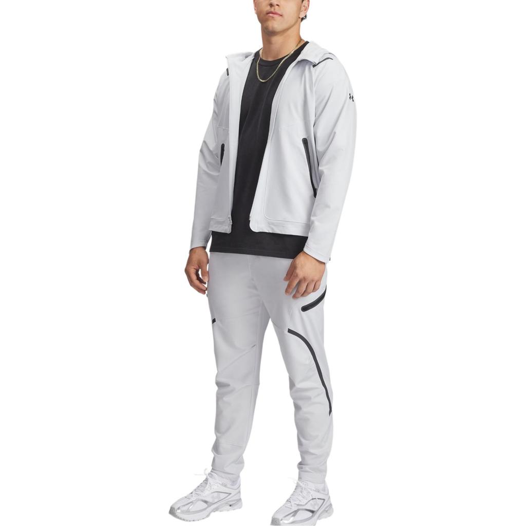 Under Armour UA Jackets Men's Gray Hooded Moderate Other 1370494-014