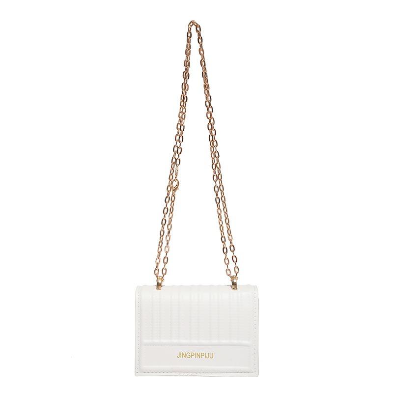 Simple casual handbag texture shoulder messenger bag women's diamond new fashion small square bag