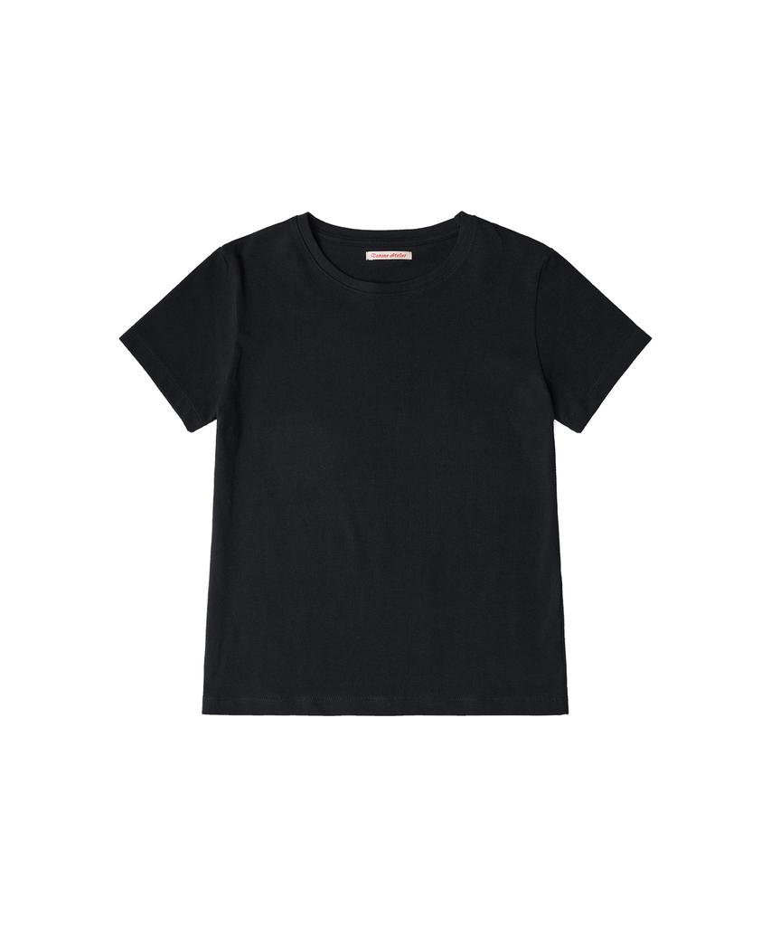 Banwonateullie A3487 Essential Regular Fit T-Shirt_Black