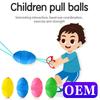 Large Size Children's Sensory Shuttle Pull Ball Toy for Parent-Child Interaction