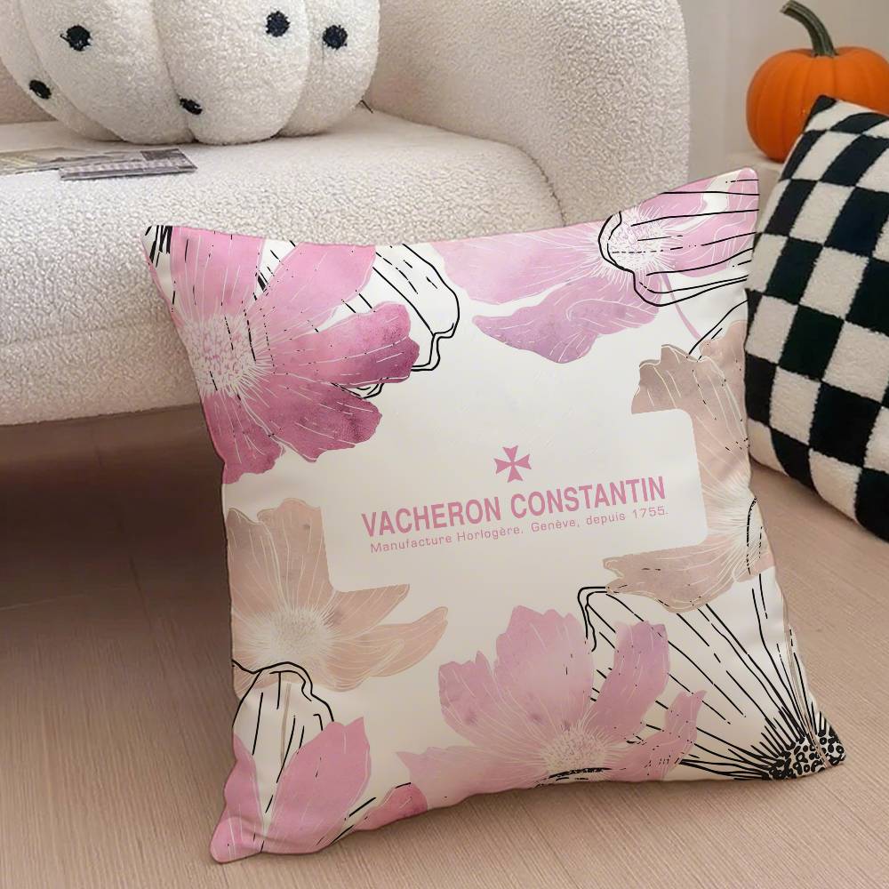 

Мода V-Vacherons C-Constantin Наволочка Антиклещевая наволочка Невидимая молния Шелковистый короткий плюш Чехол на подушку для дивана 12x12Inch