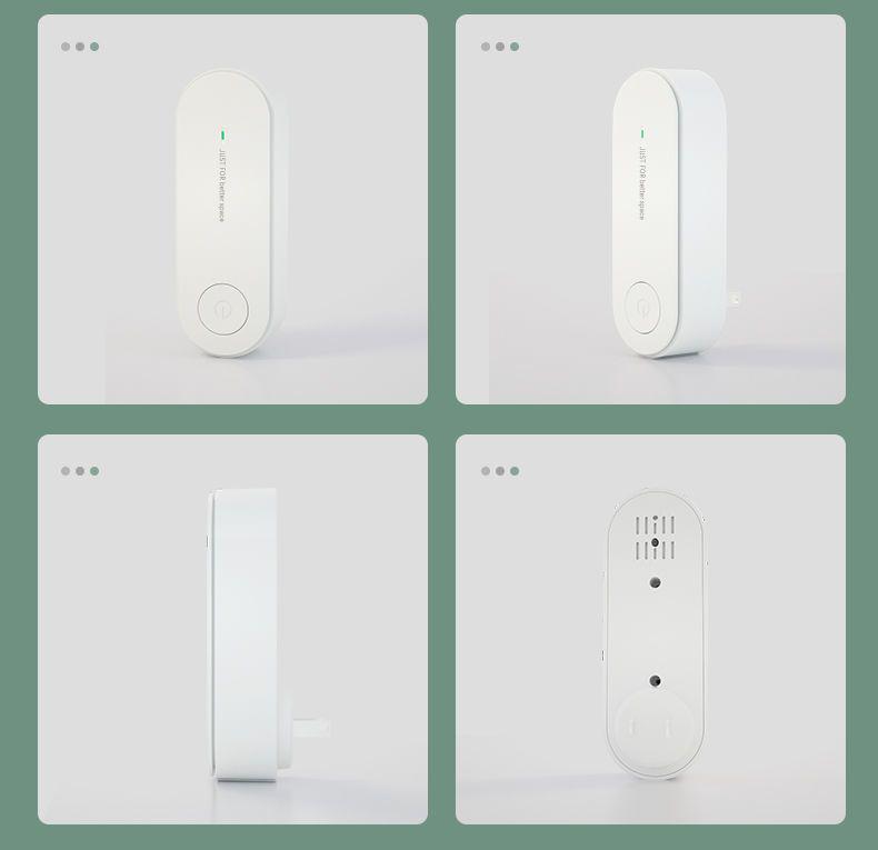 Mini Air Purifier for Home & Bedroom - Deodorizes, Removes Odors, Smoke, Dust, Pet Dander, and Formaldehyde with Negative Ions