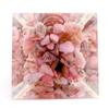 [GOLDSTEIN] Rosa Opal und Einzelkristall Quarz Orgonit Pyramide, Spirituelle Waren, Ungefähr 55mm Breit
