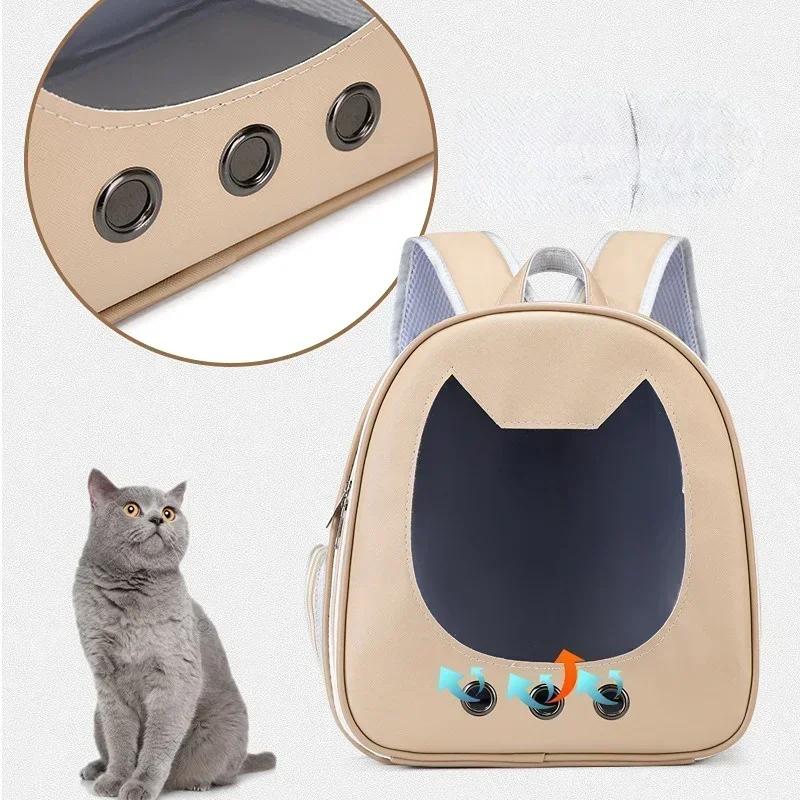 Backpack Cat Bag  New Light Transparent Pet Bag Large Space Comfortable Breathable Cat Backpack