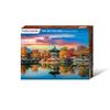 500-piece Jigsaw Puzzle - Hyangwonjeong At Gyeongbokgung Palace, Colored In Autumn, Popular Korean Puzzle