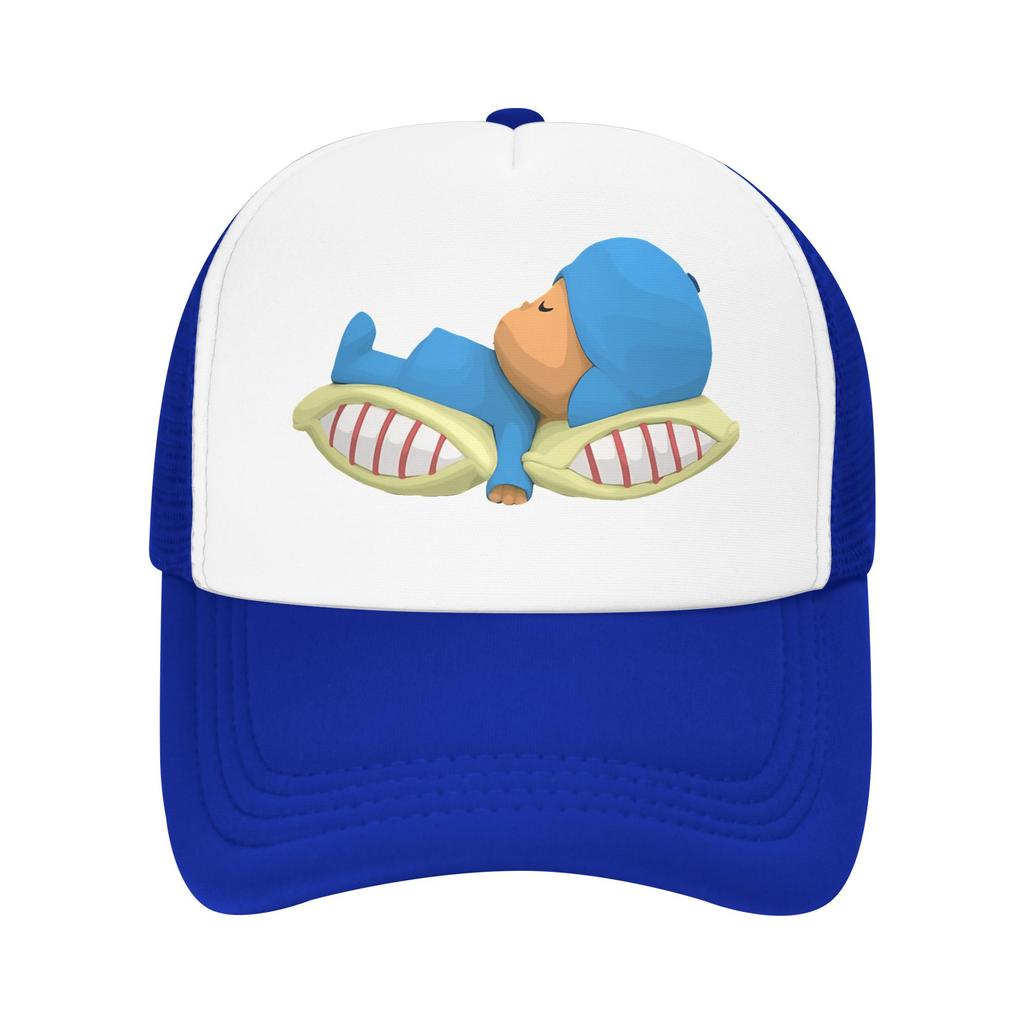 Pocoyoed  Friends Super Hero Friends  Trucker Caps Mesh Baseball Cap Snapback Caps Hat Trucker Hat Breathable Fishing Hat Summer