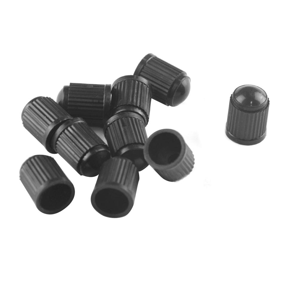 10pcs Valve Caps Car Tire Valve Stem Caps Dome Shape Plastic Tyre Valve Stem Auto Truck Bike Dust Proof Caps with Seal Ring