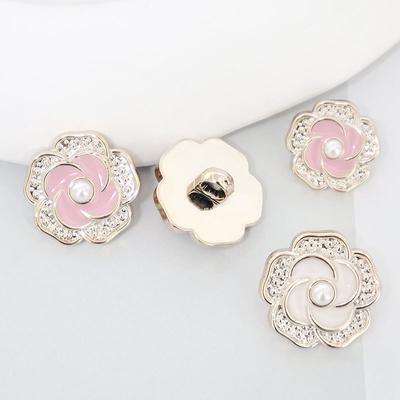 Shirt Buttons Women'S Delicate Flower High-End Plastic Buttons Daquan Pearl Button Accessories Shirt Skirt Decorative Buttons