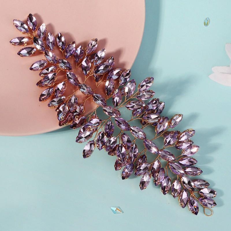 Bride Headwear High-end Luxury Heavy Handmade Crystal Hair Band Wedding Dress Banquet Accessories