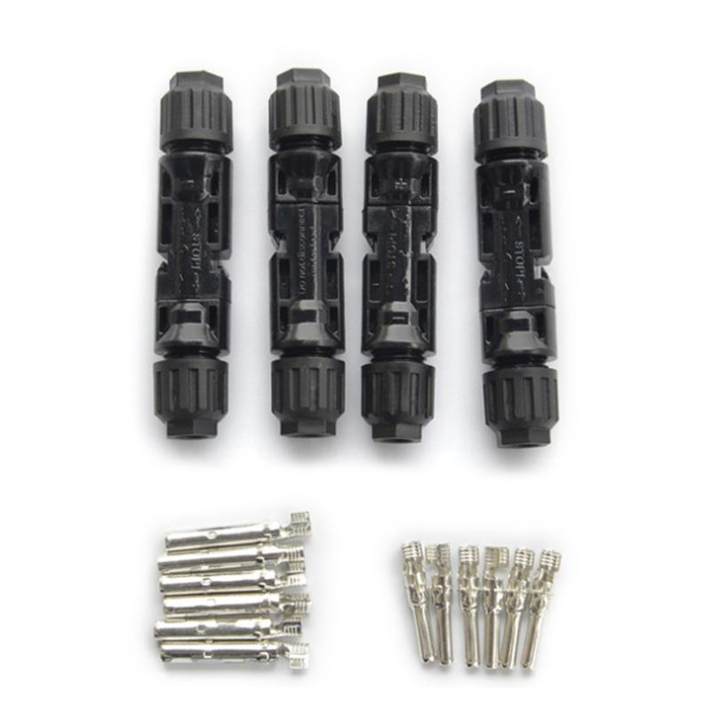 5 Pair Solar Panel Cable Connectors Male/Female Plug Photovoltaic Connectors Replacement Solar Wire Adapter