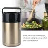 1000ml Stainless Steel Vacuum Thermos Lunch Box Smoldering Mug Insulated Soup Container