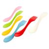 6 Stück Löffel Gabel Messer Besteck Camping Wandern Spork Combo Reiseutensilien Gadget