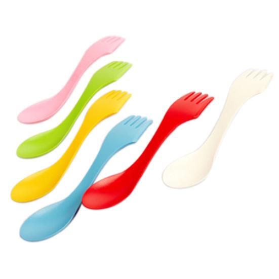 6 Pcs Spoon Fork Knife Cutlery Camping Hiking Spork Combo Travel Utensils