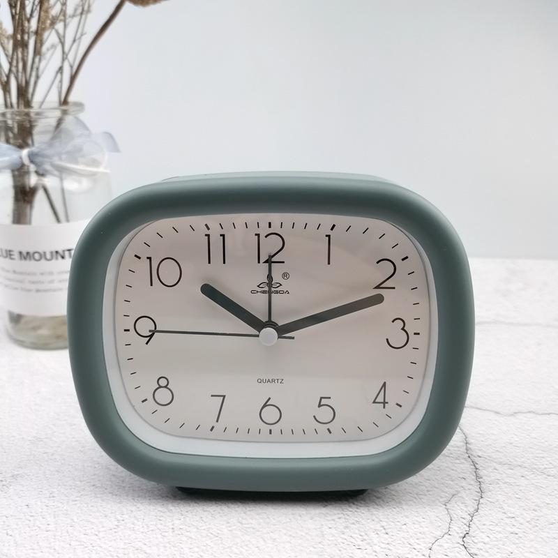 Simple Matte Clock Children's Bedside Clock Dripping Alarm Clock Color Life Sales Clock A111 Gray