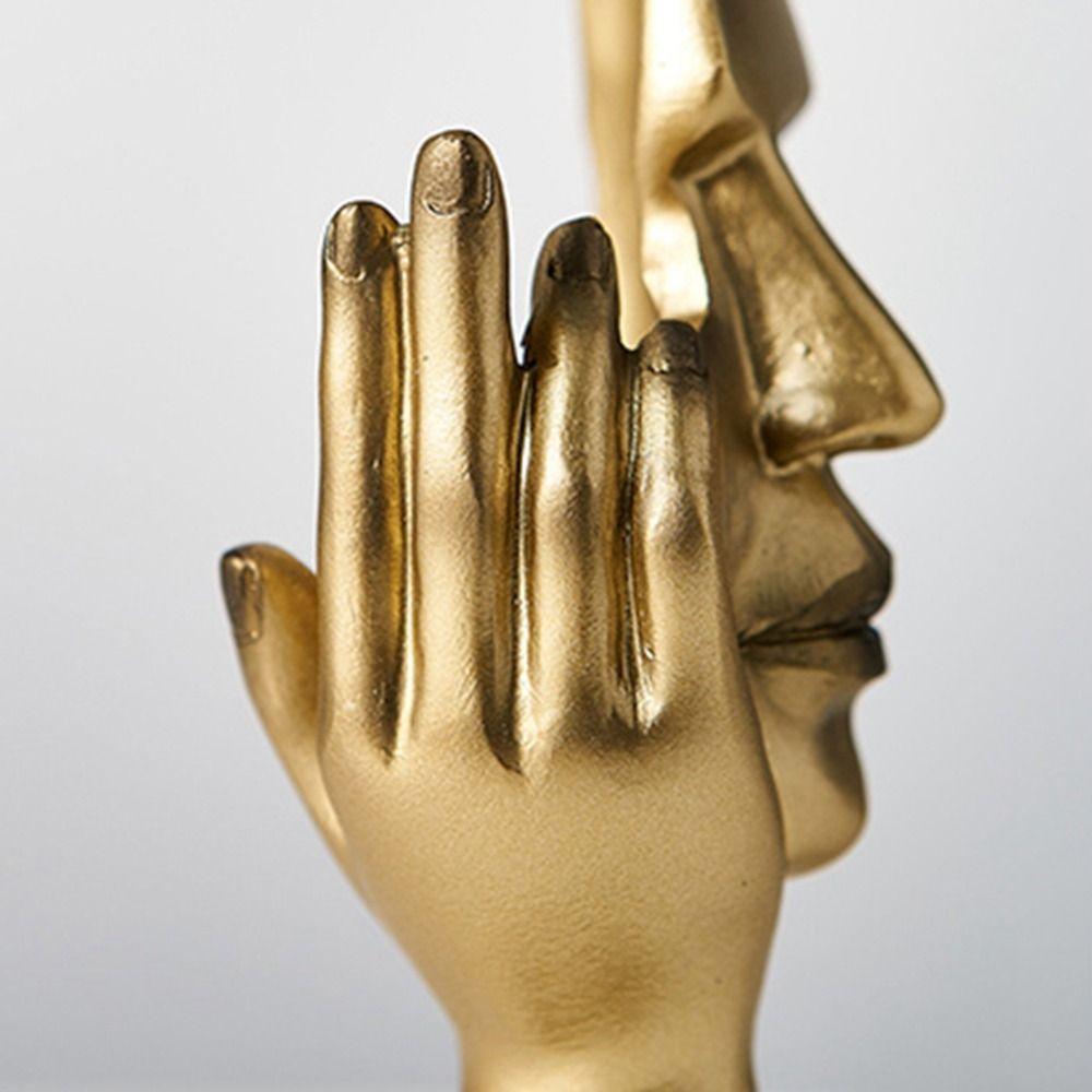 Antiskid Base Bedroom Wedding Gift Figure Sculpture Resin Crafts Abstract Statue Desktop Ornaments