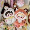 20cm Plush Doll Clothes Animal Onesie Outfit, Cute Fox & Bunny Costume for 20cm Cotton Dolls, Universal Doll Clothing Accessorie