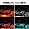 Motorcycle Led Light Strips Wireless RF Remote Control RGB Multi-Color Atmosphere Light for Motorcycle Automobile