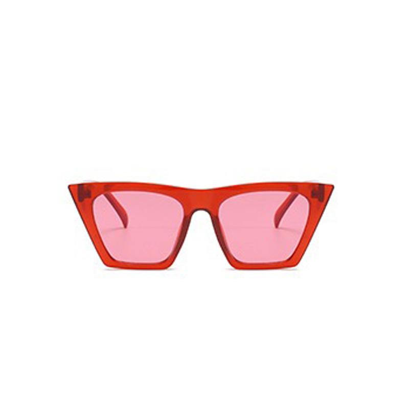Twooo 113003 New Fashion Square Colorful Plastic Frame Women Sunglasses 2022