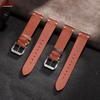 20/22mm Vintage Echtes Leder Uhrenarmband Nähte Rindsleder Uhrenarmband für Omega Uhren Handgelenkband Schnellverschluss Armband Gürtel