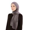 New Women Summer Breathable Muslim Chiffon Hijab Shawls Scarf Plain Soft Turban Bandanas Headband Scarves Wrap Bufanda Foulard