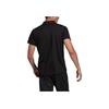 Adidas Tiro 19 Camiseta Polo de Manga Corta Simple Versátil de Moda a Rayas para Hombre Camisetas Polo Negro DU0867