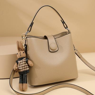 Bag Women's Spring New Fashion Versatile Bucket Women's Bag High-end Shoulder Messenger Bag Hand Bag