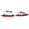 LED Rear Bumper Reflector Light Car LED Rear Bumper Light For Honda JAZZ Fit 2010 2011 2012 2013 Stop Fog Lamp-A99D