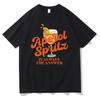Aperol Spritz Is Always The Answer Tshirt 2025 Funny Men/Women Clothing Harajuku Tshirt Unisex Vintage Cotton Tops Streetwear
