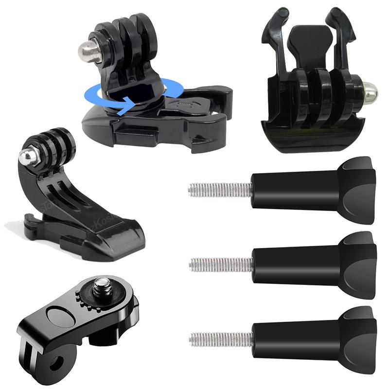 Helmet Adhesive Sticky Mounts Flat Curved Mount For GoPro Hero 13 12 11 10 9 8 Insta360 X5 X4 AKASO DJI OSMO Action 5 Pro SJCAM