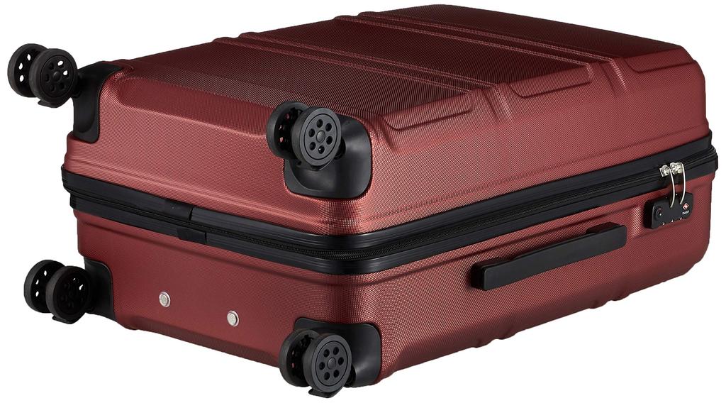 Idadi Lightweight Carry-On Suitcase M1810, Warranty Included, 59L, 65.5cm, 3.2kg, M1810M-31, Wine