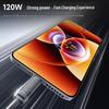 Tookci 120W Fast Charging Silicone Data Cable, Aluminum Alloy Shell, Compatible with Xiaomi 17