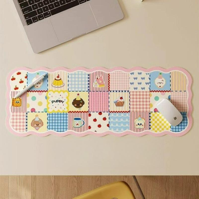 Cartoon Office Mouse Pad Table Mat Long Station Computer Keyboard Household Table Mat