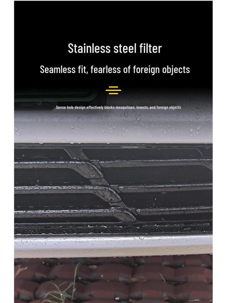 Quick-Release Anti-Insect Net for BYD Sea Lion 05EV Condenser - No Bumper Removal Needed