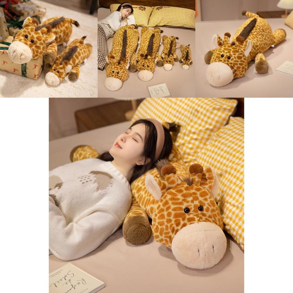 Giraffe Cuddle Pillow Soft Plush Toy For Children's Room Decor