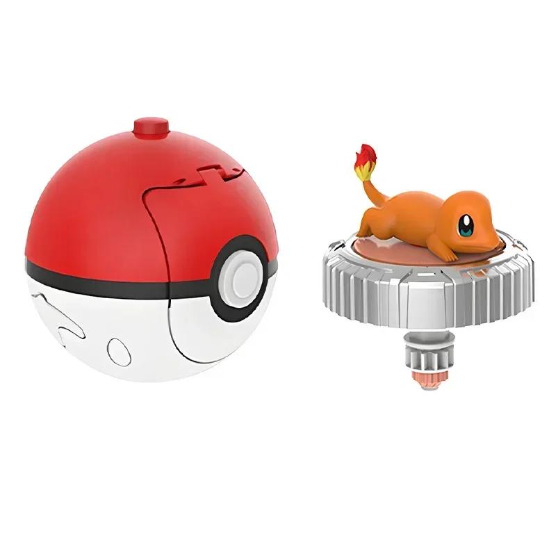 

7.5cm Pokemon Spinning Top Arena Gyro Ball Battle Action Figure Pikachu Launcher Collection Pokeball Ball for Birthday Kids Gift