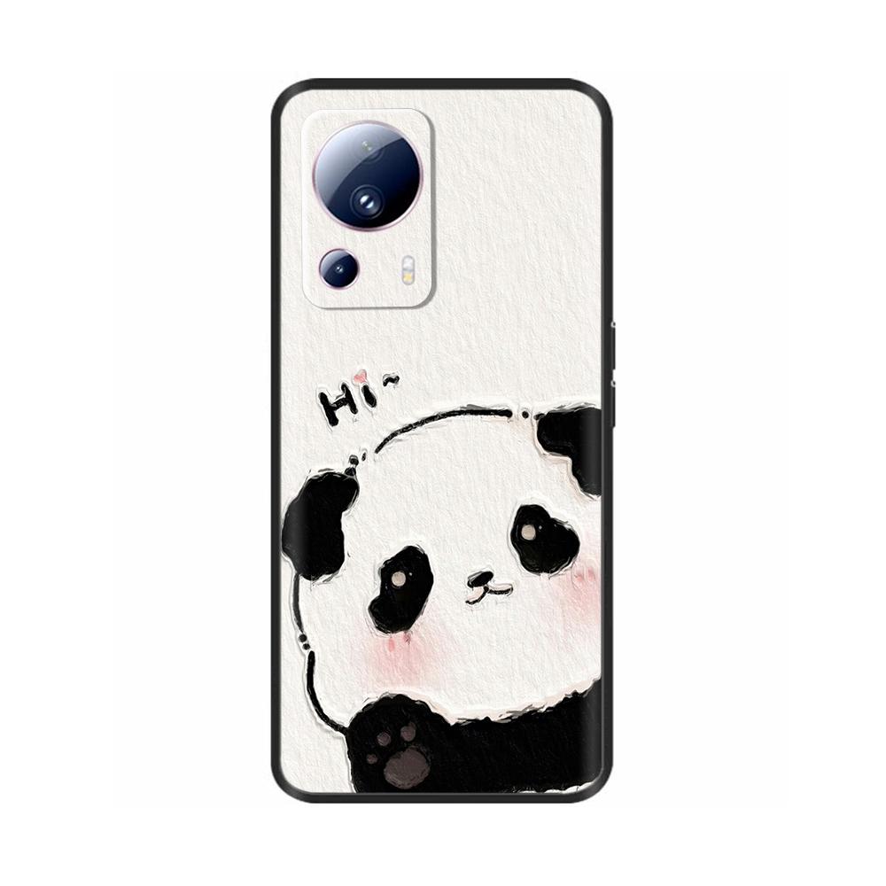 For Xiaomi 13 Lite Case For Xiaomi Mi 13 Lite 5G Flower Soft Liquid Silicone Cover For Xiaomi13lite Protection Back Cover Fundas