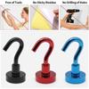 Strong Magnetic Hooks Load-bearing Home Kitchen Bar Storage Hooks Key Storage Hooks Bathroom Hangers Multi-Purpose Magnet Hook