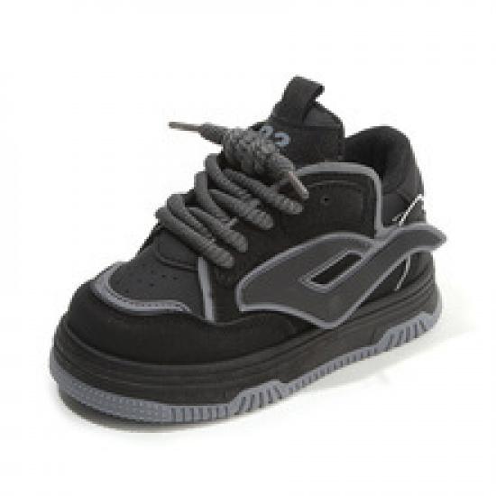 Children's Spring Sports Shoes, Girls' Shoes, Boys' School-style Sneakers, High-top Girls' Soft-soled Loafers