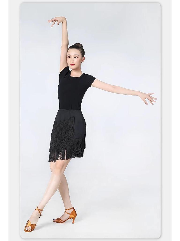 Sansha Women's Ballroom Latin Dance Shoes, Medium High Heel, Soft Sole for Square and Cha-Cha Dancing